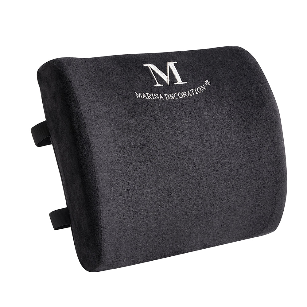 Memory Foam Lower Back Support Pain Relief Cushion - Lumbar Support Pillow for Car Office Chair