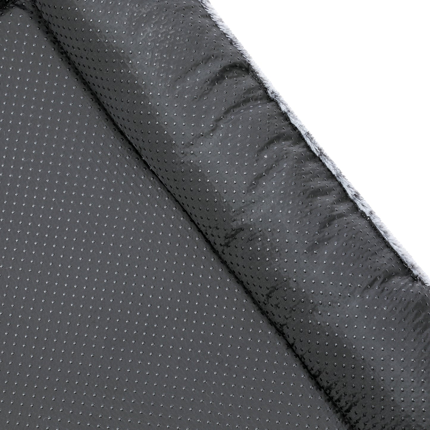 Orthopedic Dog Bed, Cat Puppy Memory Foam Mat, Soft Fluffy Pet Sofa, Anti-Slip Bottom, Grey 28 x 20 Inch