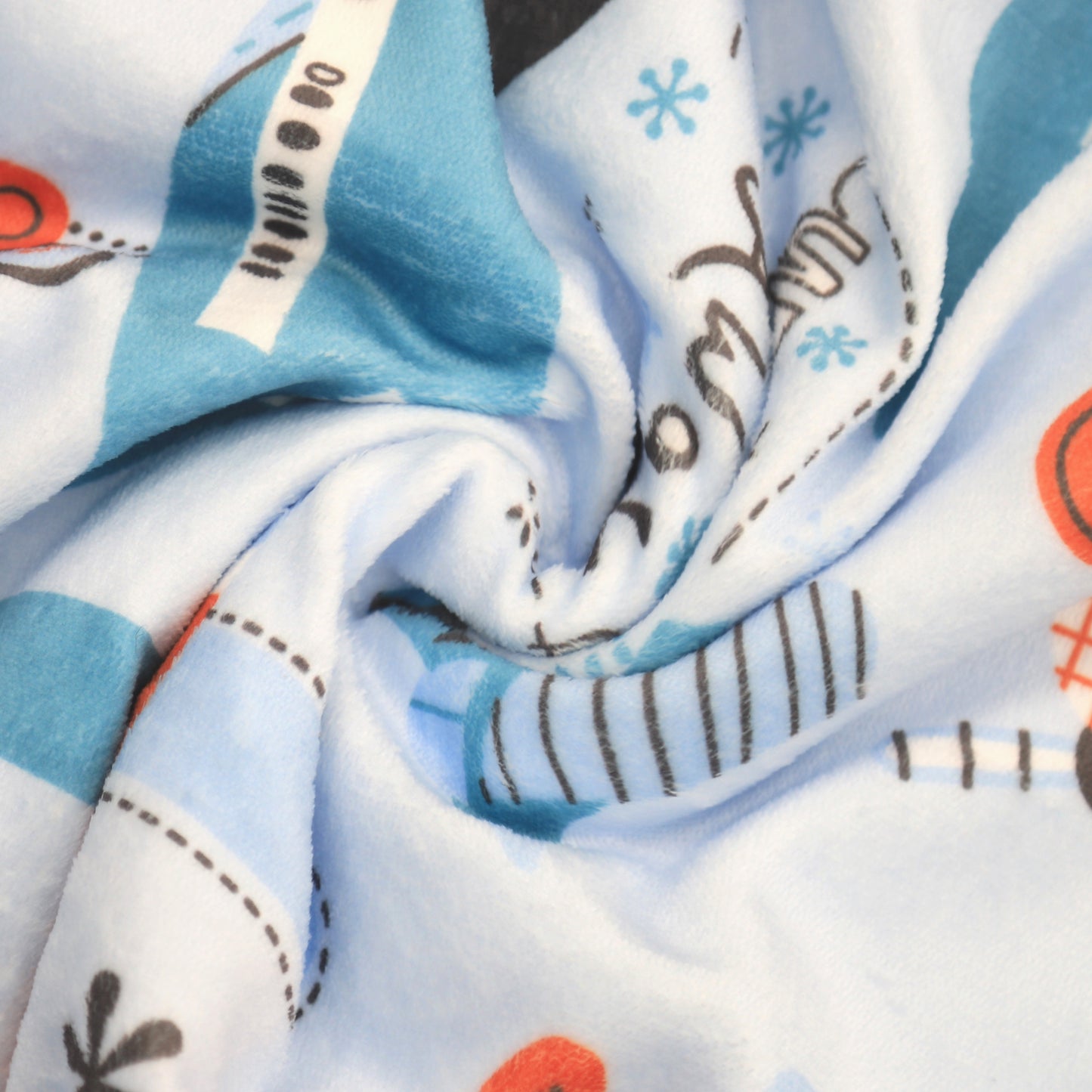 Kid Printed Fluffy Plush Soft Warm Flannel Fleece Children Throw Sherpa Kids Blanket, 40" x 50" Blue Airplane Kingdom