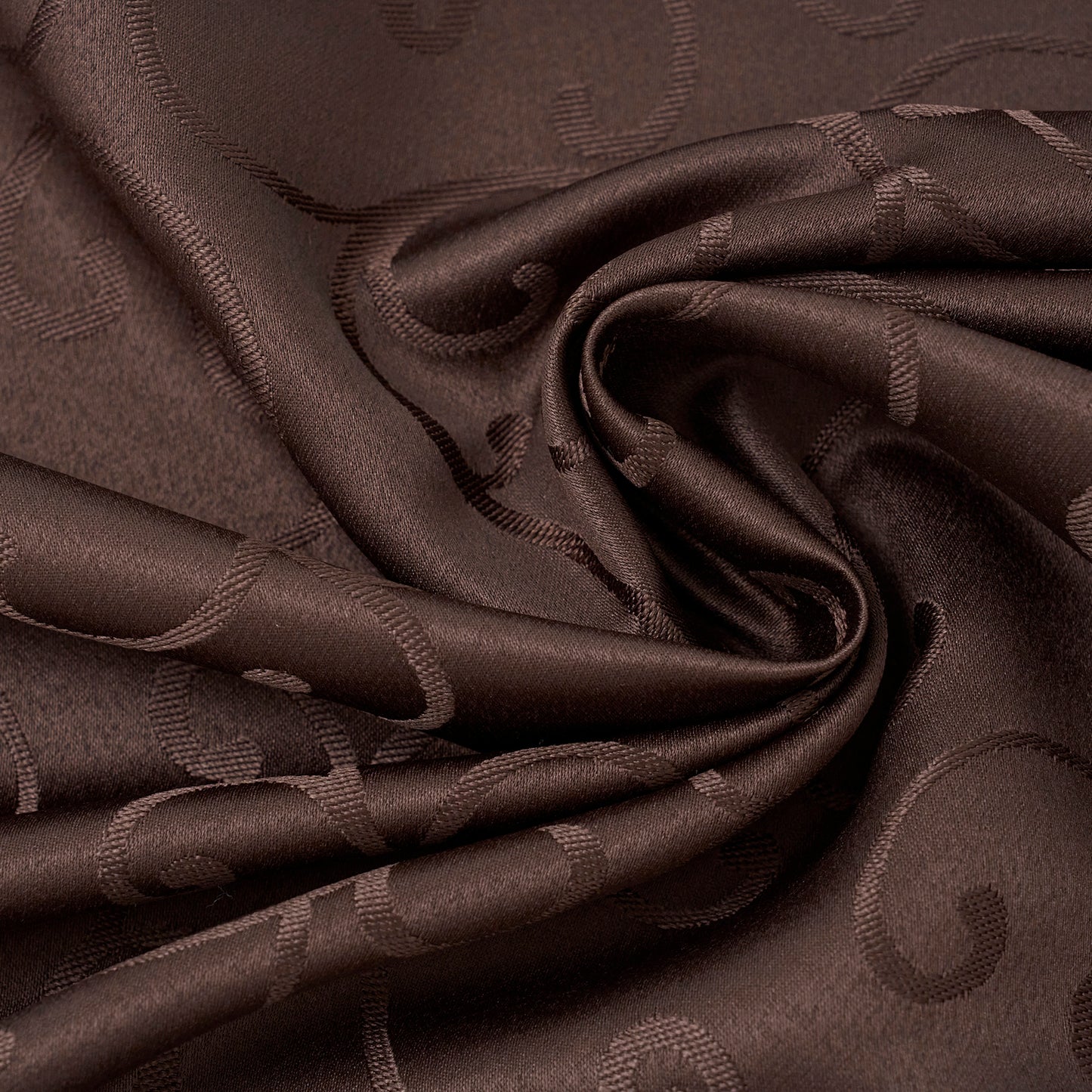 Jacquard Waterproof Thick Luxury Premium Solid Liquid Repellent Stain Resistant Decorative Home Kitchen Tablecloth, Brown Color