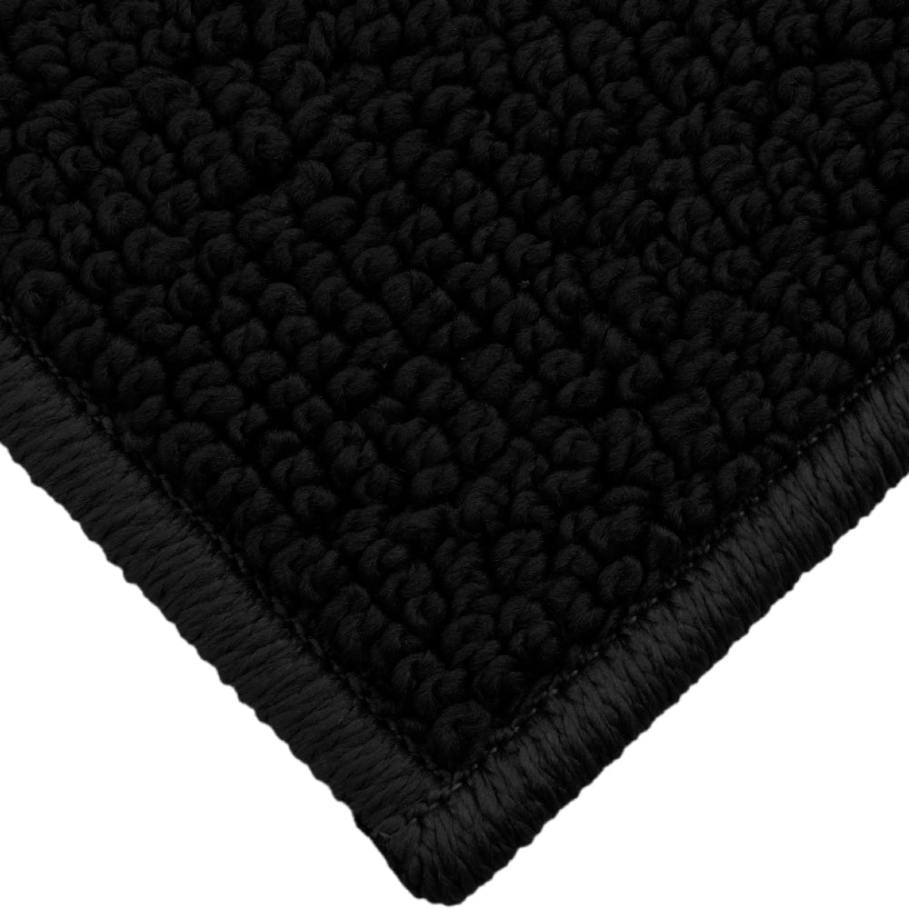 Decor Non-Slip Back Soft Runner Area Carpet Floor Area Rug Indoor Accent Decorative Mat, Diamond Black