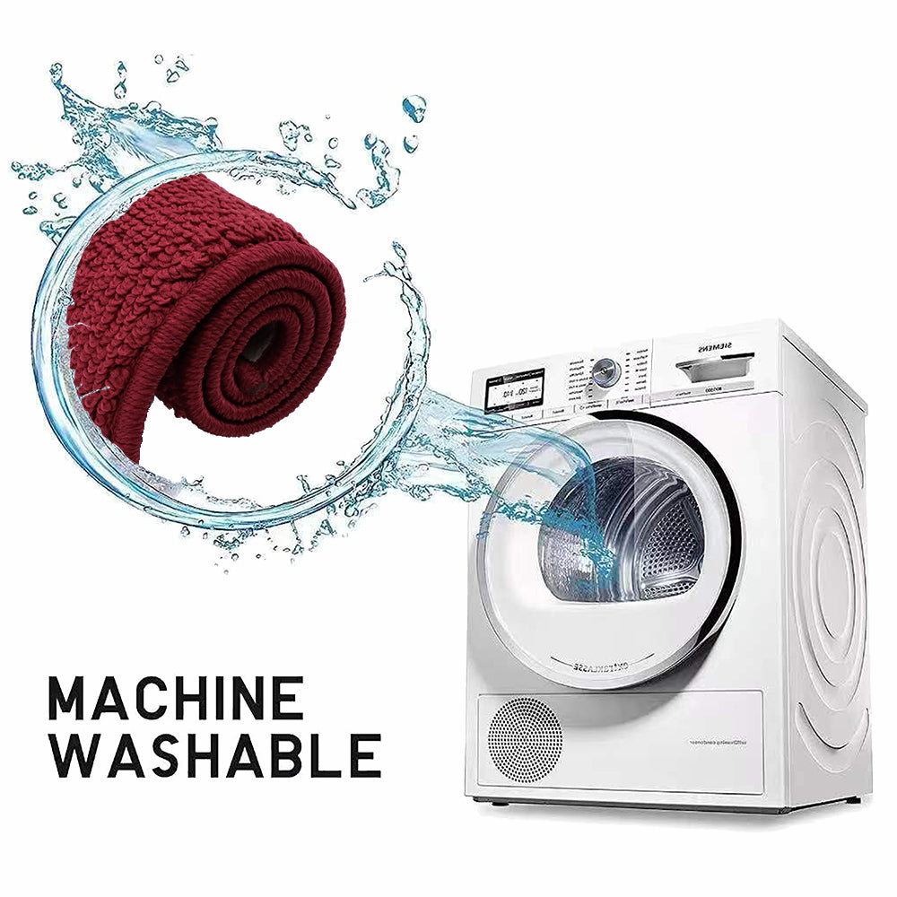 Decor Non-Slip Back Soft Runner Area Carpet Floor Area Rug Indoor Accent Decorative Mat, Diamond Burgundy