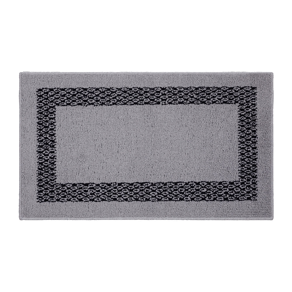 Decor Non-Slip Back Soft Runner Area Carpet Floor Area Rug Indoor Accent Decorative Mat, Diamond Silver