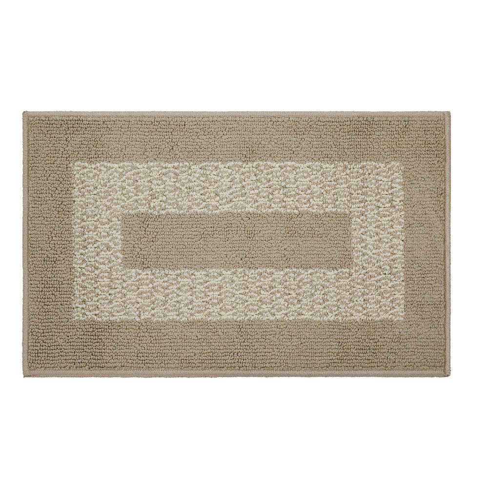 Decor Non-Slip Back Soft Runner Area Carpet Floor Area Rug Indoor Accent Decorative Mat, Diamond Taupe