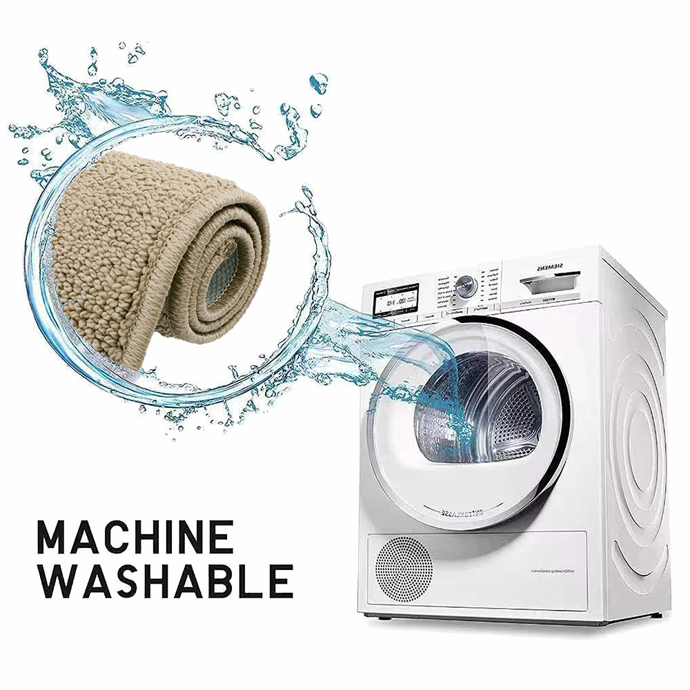 Decor Non-Slip Back Soft Runner Area Carpet Floor Area Rug Indoor Accent Decorative Mat, Diamond Taupe