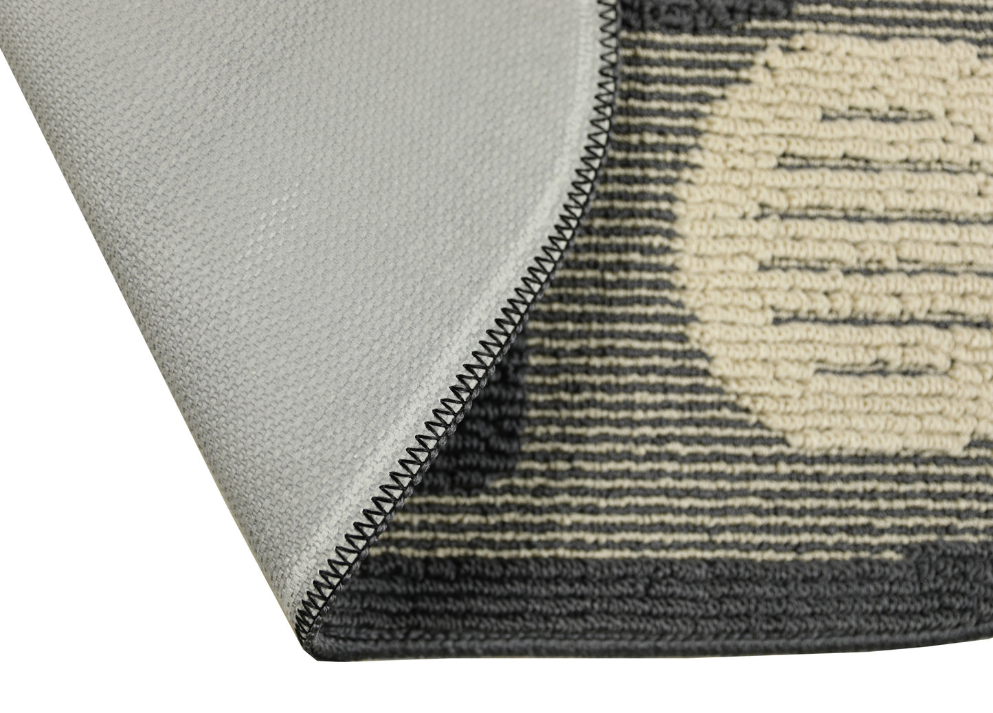 Decor Non-Slip Back Water Absorbent Soft Woven Runner Area Carpet Floor Mat Indoor Kitchen Rug, Grey Flying Utensils Design