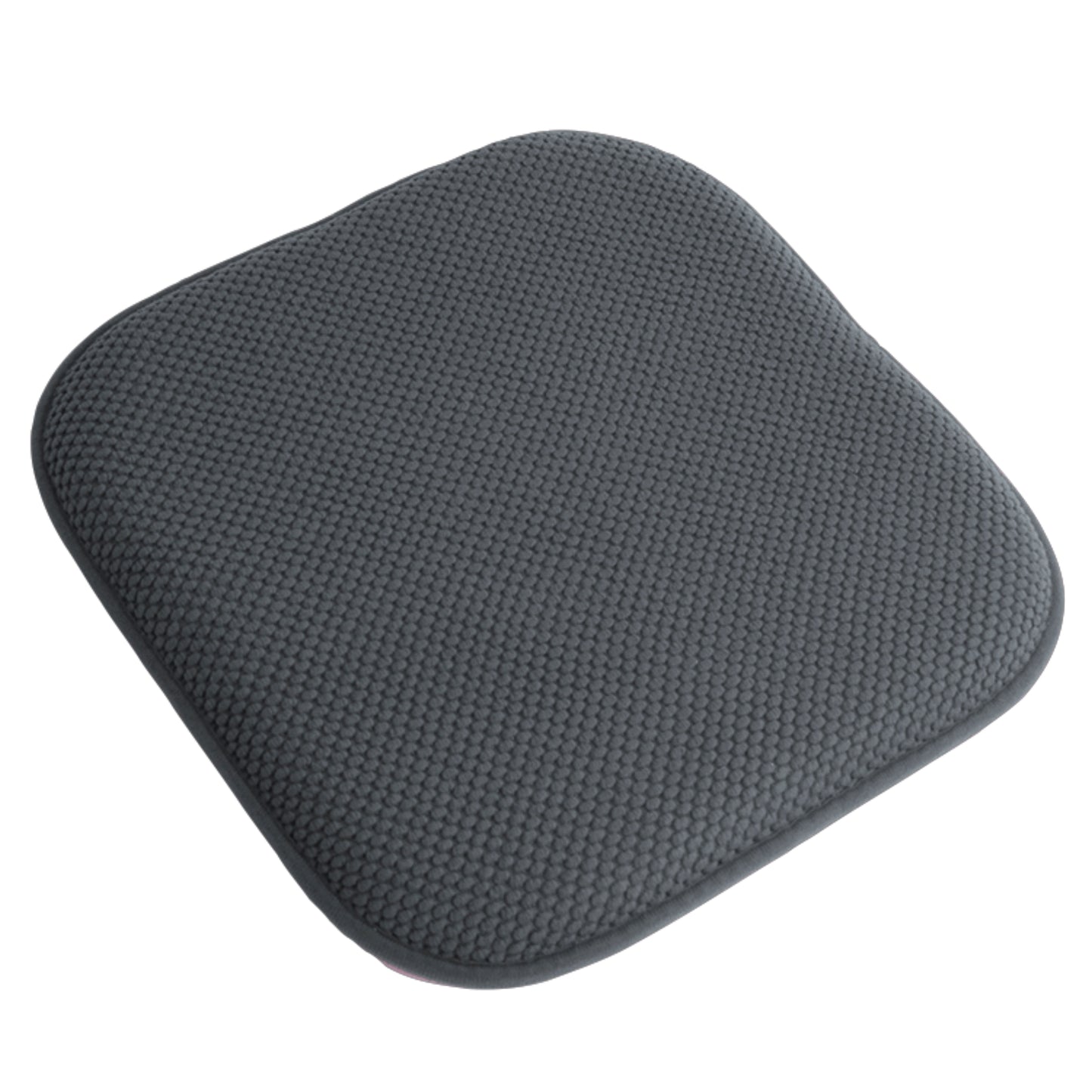 Memory Foam Honeycomb Premium Thick Chair Nonslip Rubber Back Seat Pads Kitchen Chair Cushion Set 16 x 16 Inch, Grey