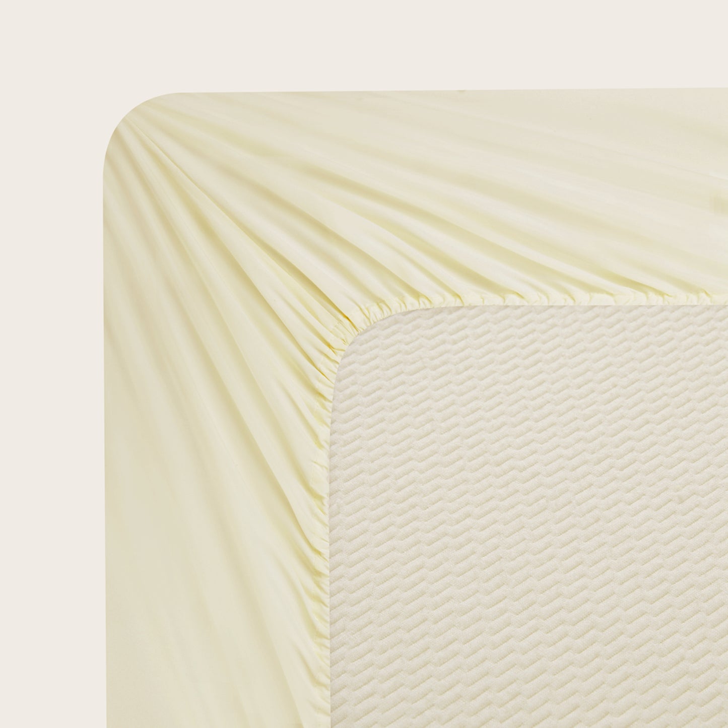 600 Thread Count Cotton Percale Soft Deep Pocket Solid Bedding All Season Sheet Set, Ivory