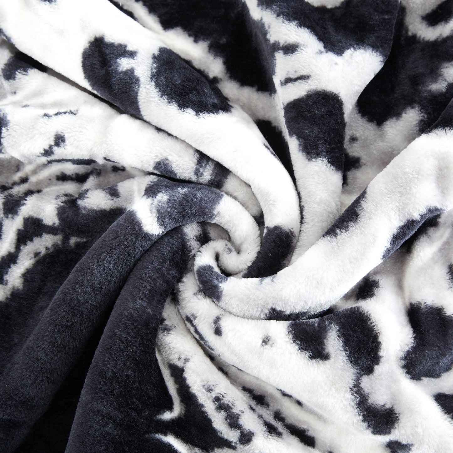Printed Reversible Woven Fluffy Plush Soft Warm Korean Style 2 Ply Flannel Fleece Throw Animal Mink Blanket, 78" x 86" Leopard Lion