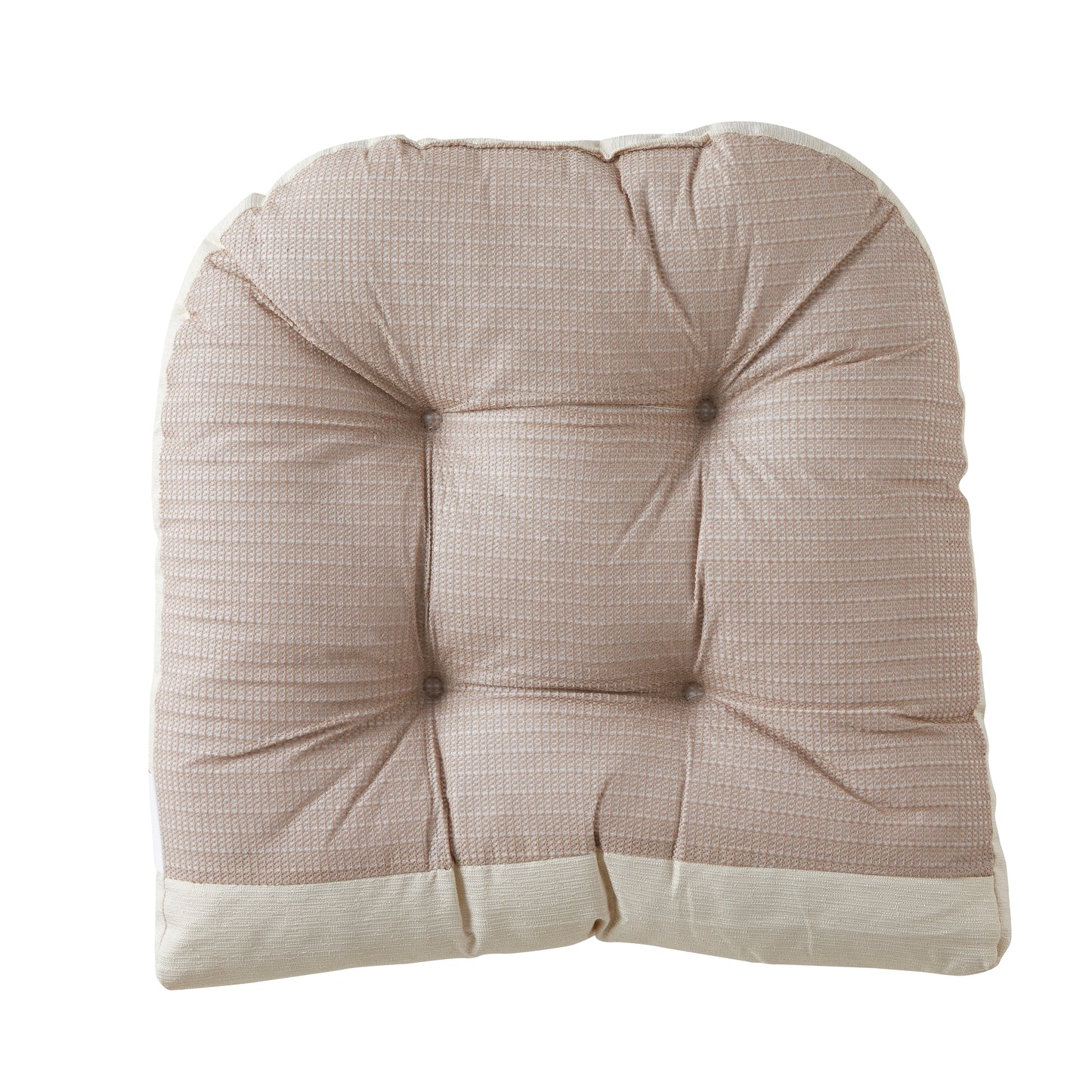 Rocking Chair Cushion Premium Comfortable Thick Nonslip Back Tufted High-Backed Lounger Seat Pads 2 Piece Set, Linen