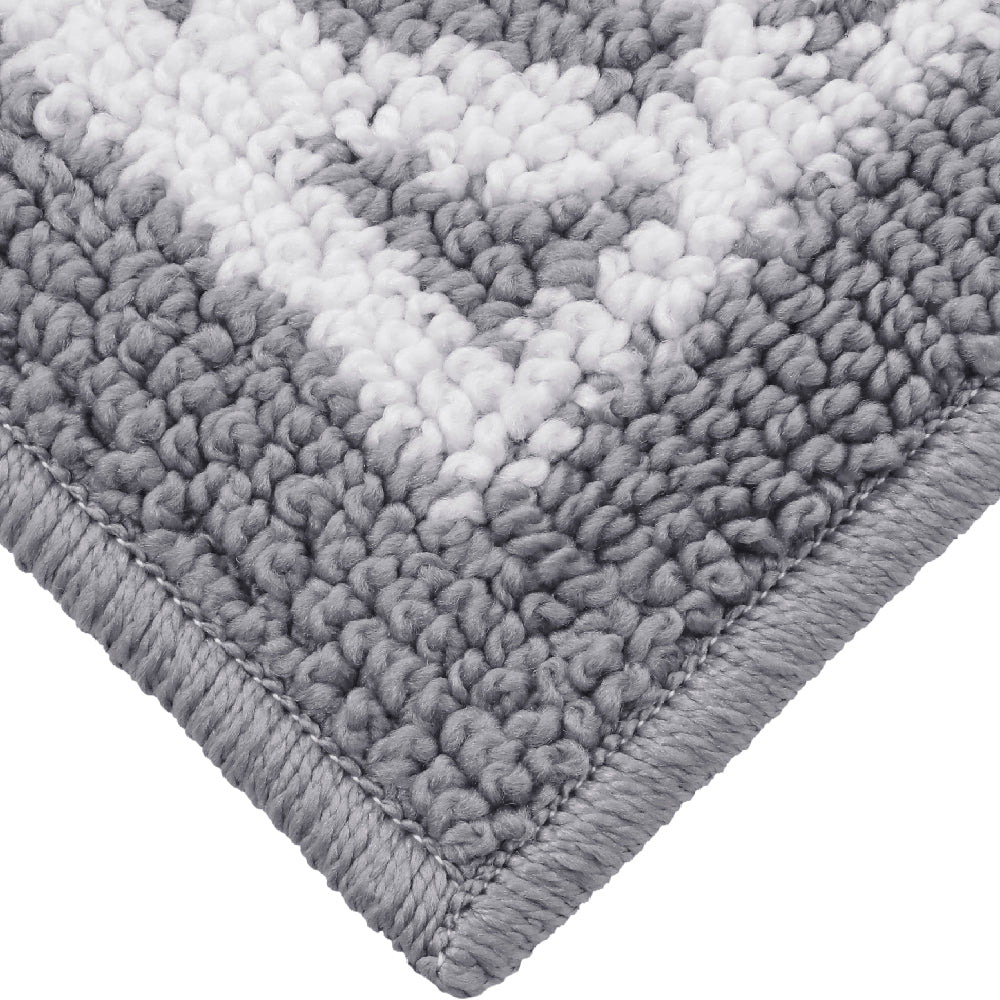 Decor Non-Slip Back Soft Runner Area Carpet Floor Area Rug Indoor Accent Decorative Mat, Moroccan Trellis Silver