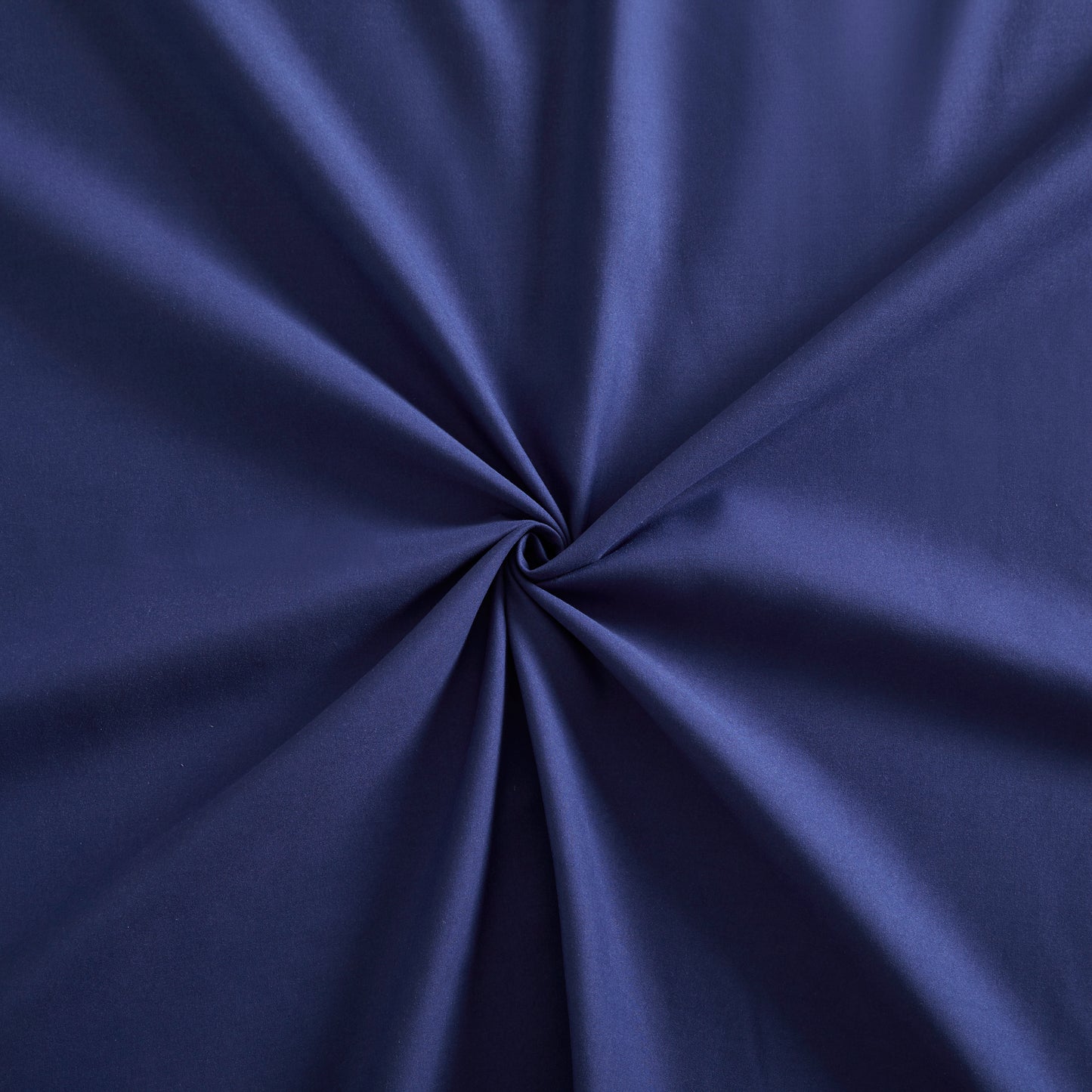 600 Thread Count Cotton Percale Soft Deep Pocket Solid Bedding All Season Sheet Set, Navy Blue