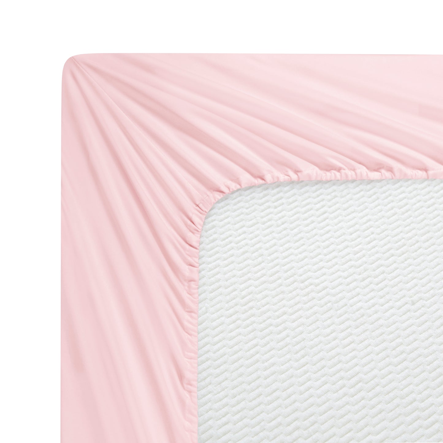 Solid Rayon from Bamboo Soft Silky Deep Pocket Bedding All Season Sheet Set, Pink
