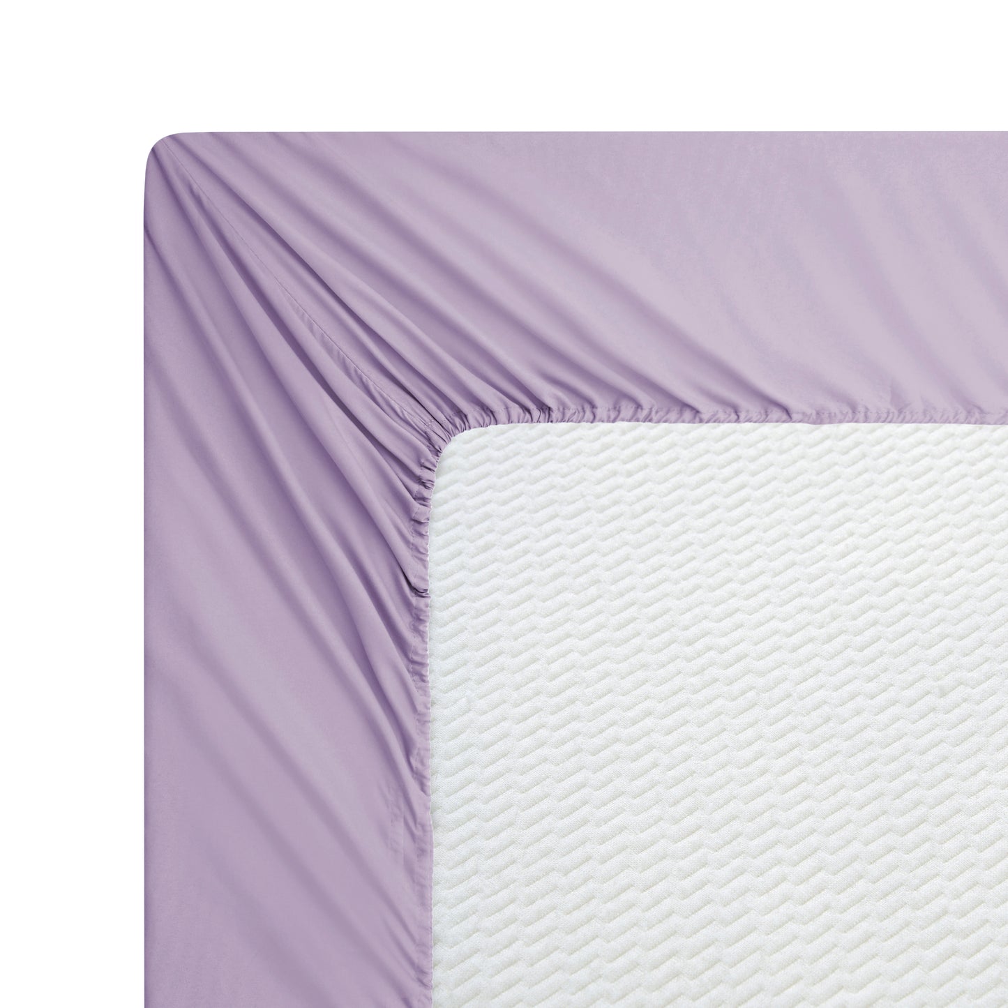 Solid Rayon from Bamboo Soft Silky Deep Pocket Bedding All Season Sheet Set, Purple