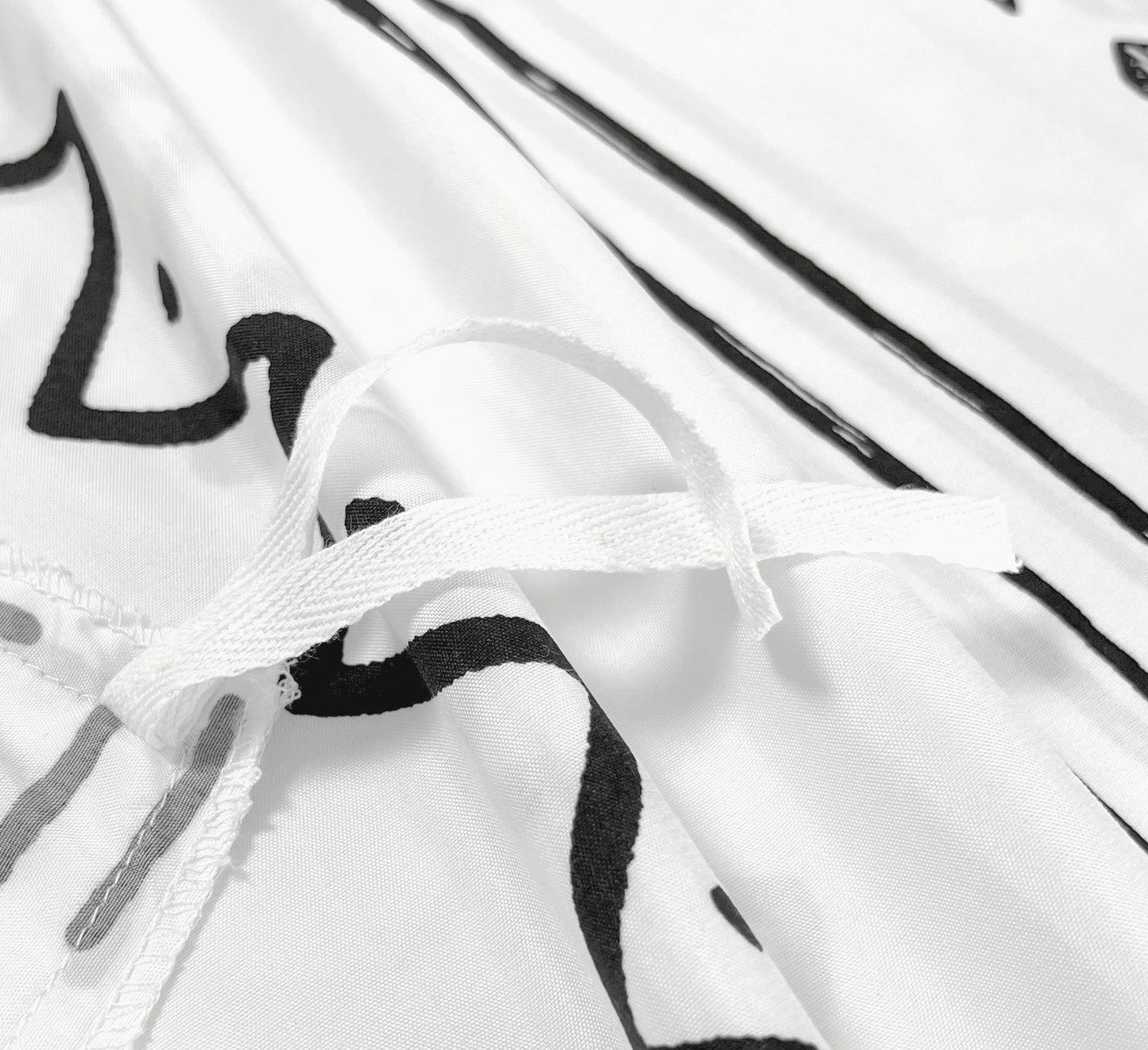Printed Rayon from Bamboo Soft Bedding Silky Zipper All Season Duvet Cover Set, Simplify Modern Geometric