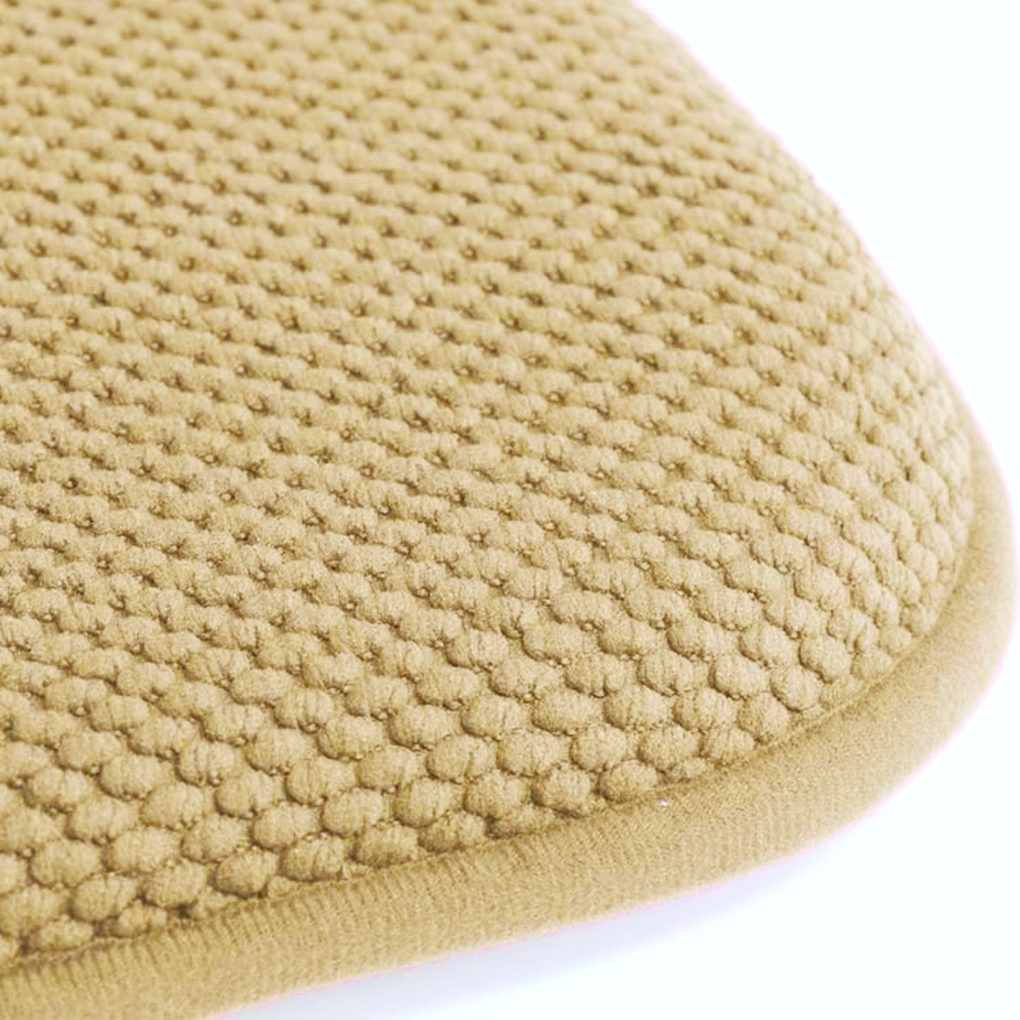 Memory Foam Honeycomb Premium Thick Chair Nonslip Rubber Back Seat Pads Kitchen Chair Cushion Set 16 x 16 Inch, Taupe