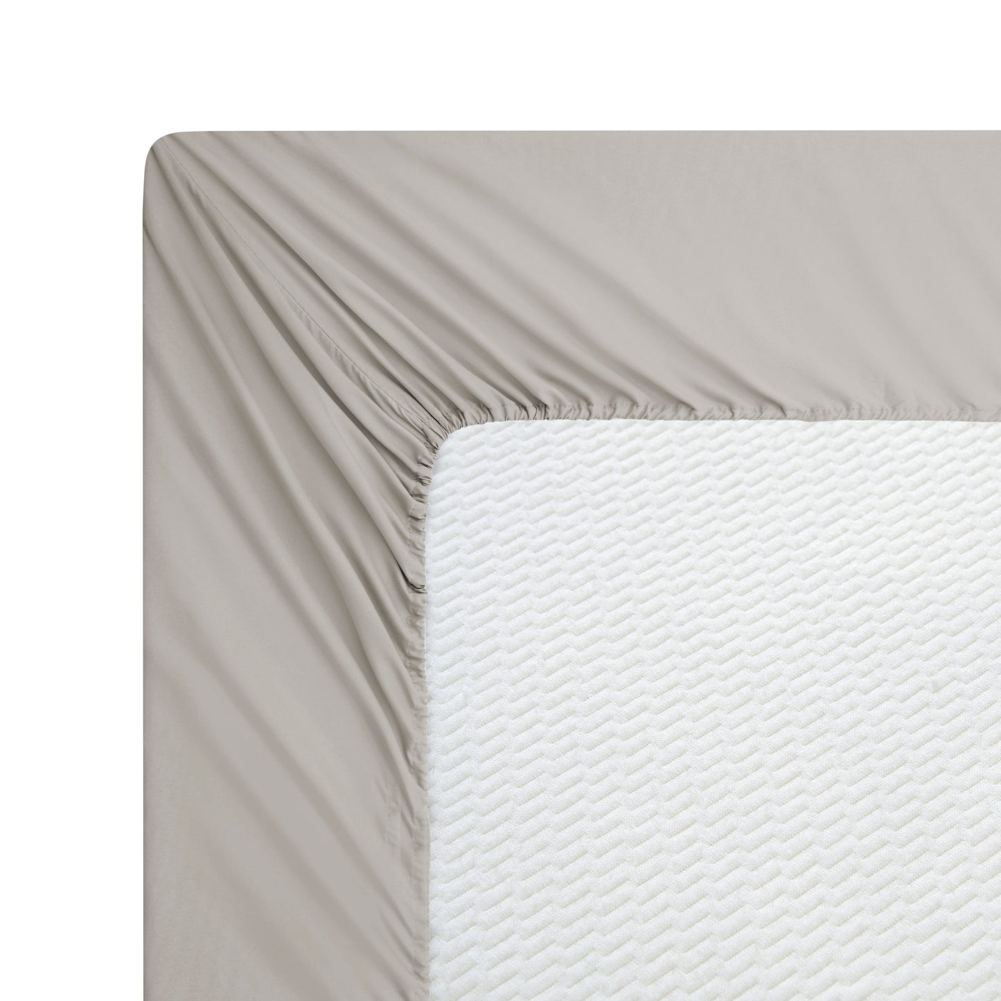 Solid Rayon from Bamboo Soft Silky Deep Pocket Bedding All Season Sheet Set, Taupe