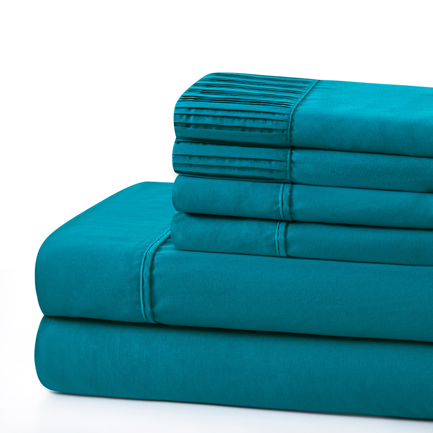 Solid Rayon from Bamboo Soft Silky Deep Pocket Bedding All Season Sheet Set, Teal