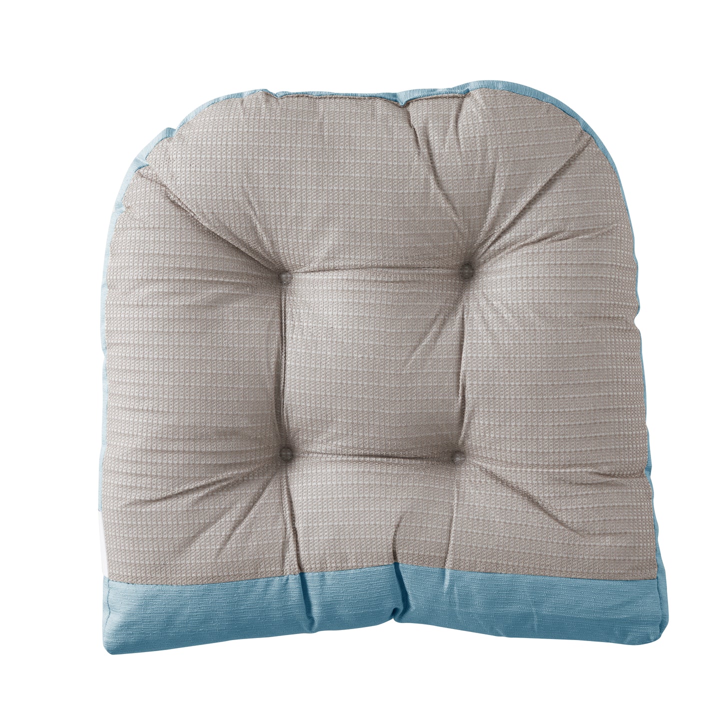 Rocking Chair Cushion Premium Comfortable Thick Nonslip Back Tufted High-Backed Lounger Seat Pads 2 Piece Set, Teal