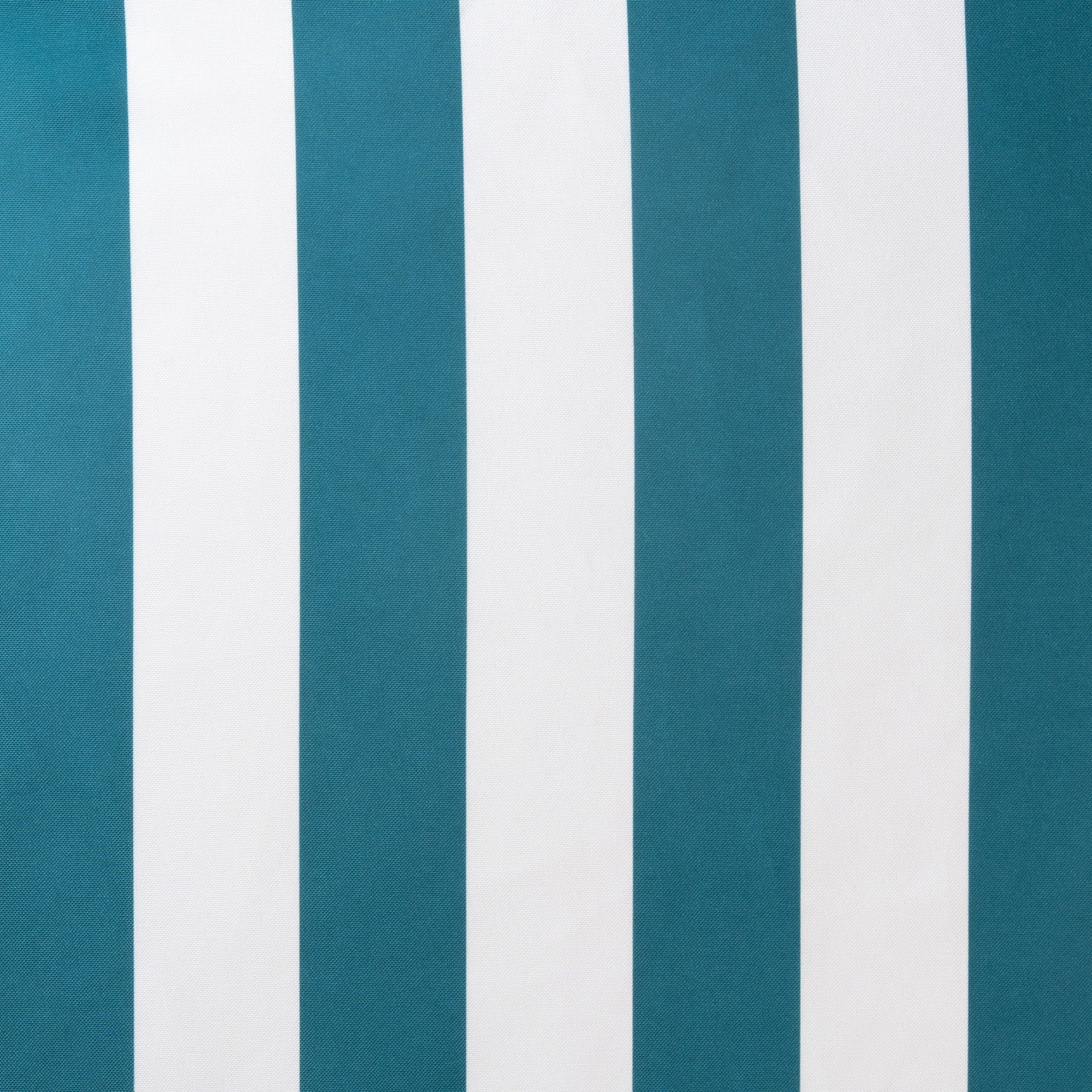 Premium Thick Comfy Seat Patio Pad Tufted Textured Printed Outdoor Chair Cushion 19 x 19 x 4 Inch, Teal White Stripes
