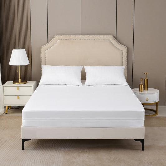 Waterproof Premium Soft Protector Noiseless Mattress Cover Surround Bed Bug Proof Mattress Encasement