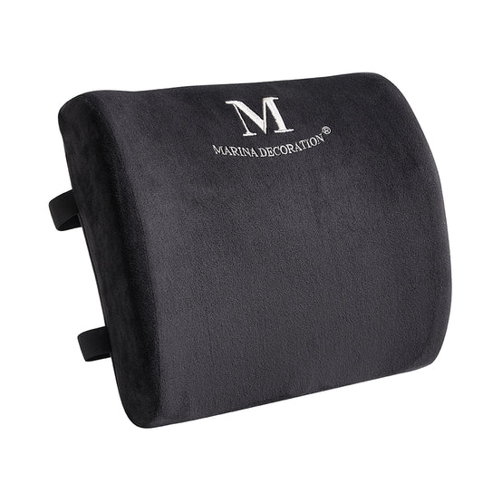 Memory Foam Lower Back Support Pain Relief Cushion - Lumbar Support Pillow for Car Office Chair