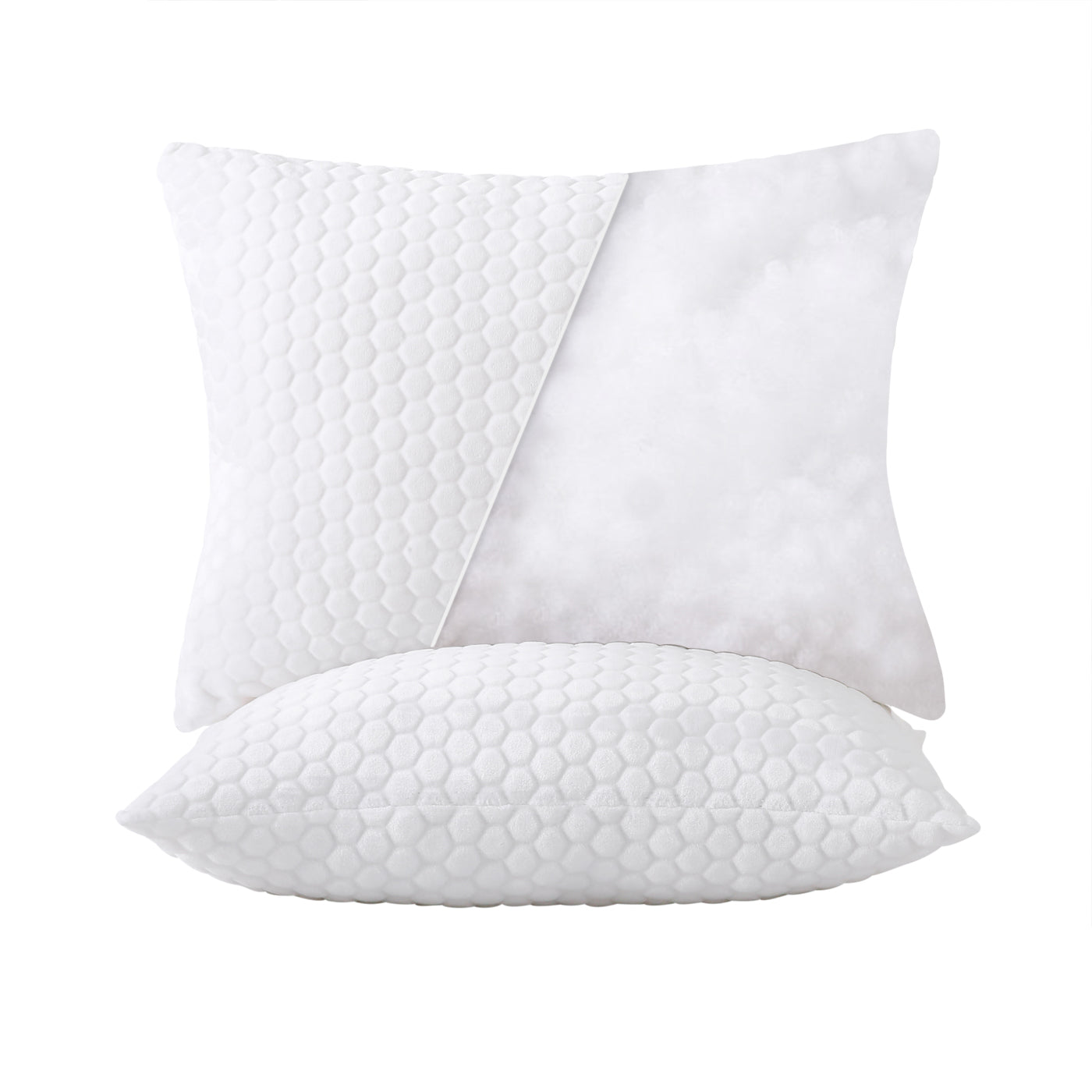 Oreiller Breathable Soft 3D Embossed Cozy Plush Sleeping Bed Pillow for Side and Back Sleepers, Jumbo Size