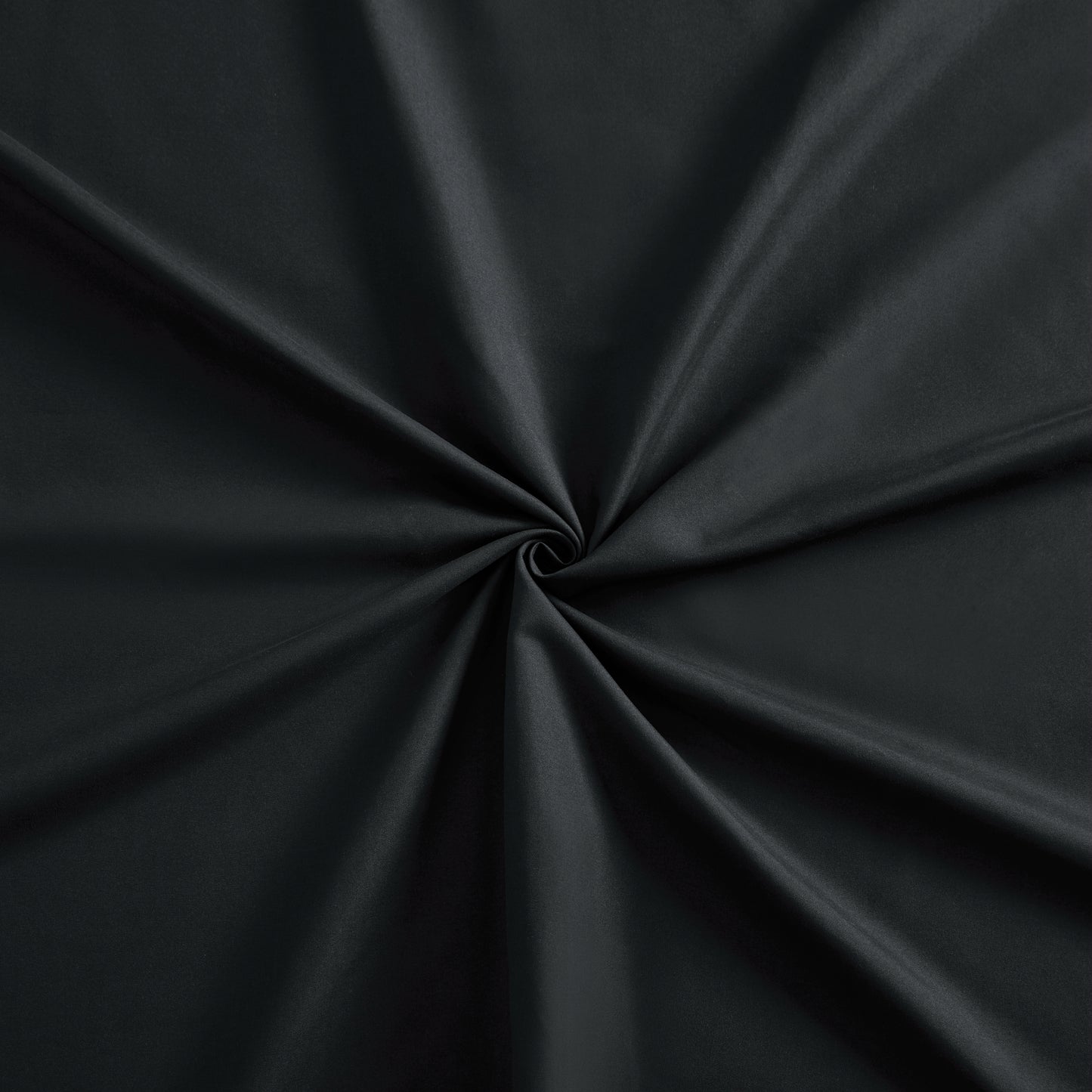 Solid Rayon from Bamboo Soft Bedding Silky Zipper All Season Duvet Cover Set, Black
