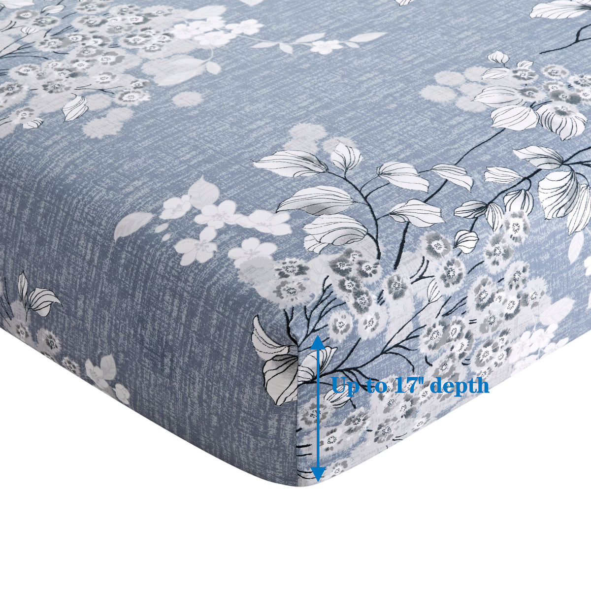 Back to School Sales Printed Bedding Set Romantic Floral Pattern Full Size