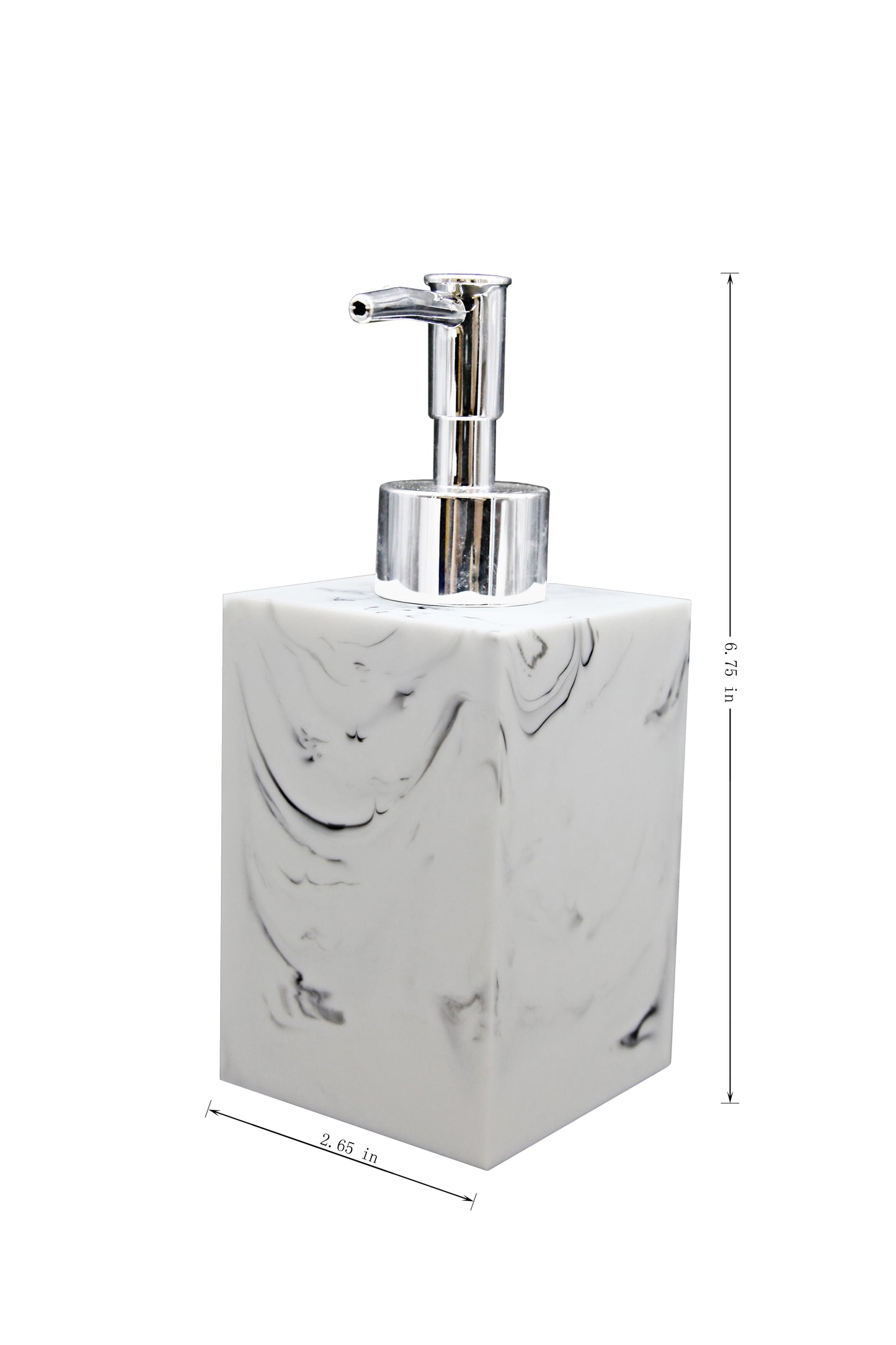 Modern Luxury Décor Bath Accessory Ensemble Bathroom Lotion Dispenser Toothbrush Holder Tumbler Soap Dish, Natural Marble