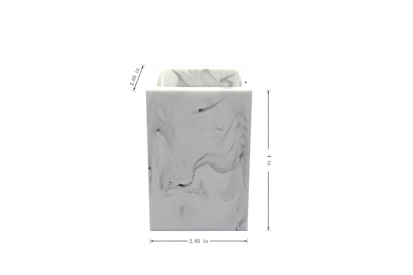 Modern Luxury Décor Bath Accessory Ensemble Bathroom Lotion Dispenser Toothbrush Holder Tumbler Soap Dish, Natural Marble