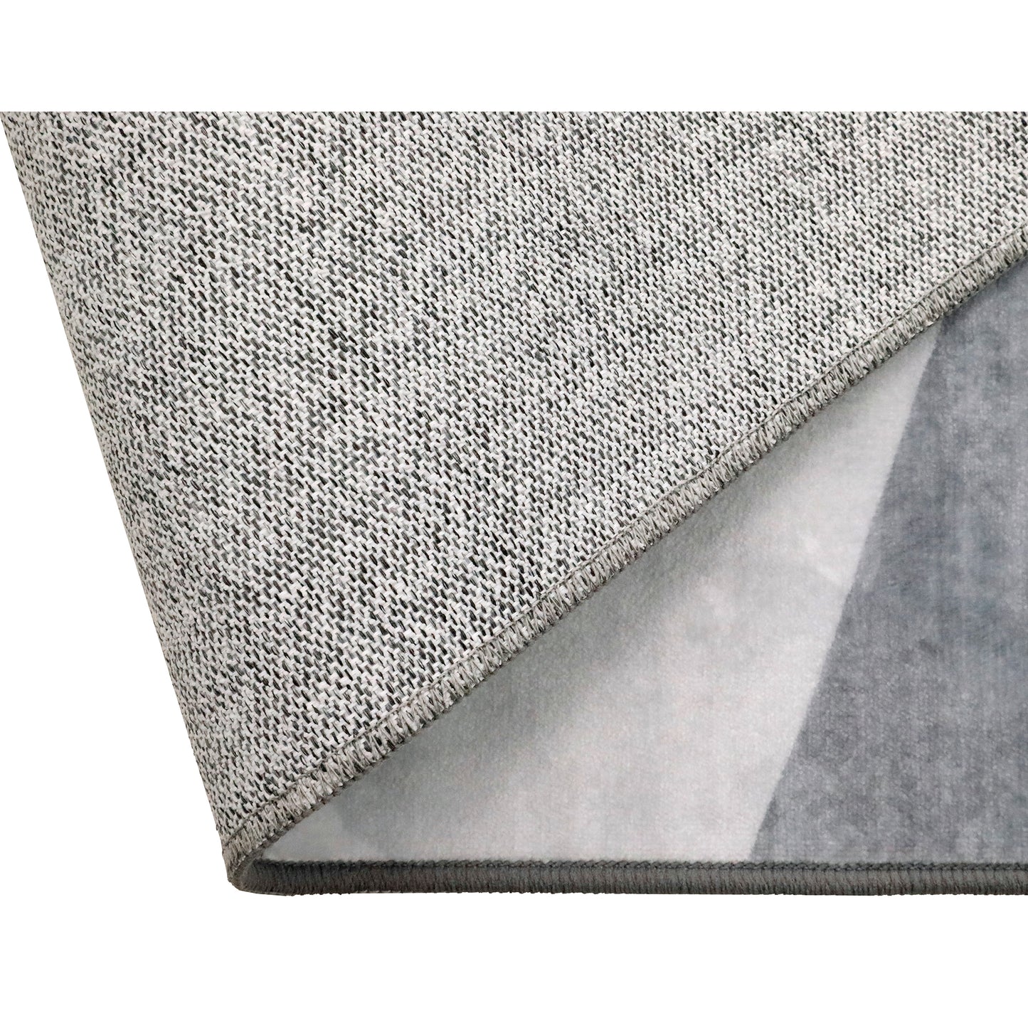 Decor Non-Slip Back Soft Area Carpet Floor Area Rug Indoor Accent Decorative Mat, Modern Grey Silver Burgundy Marble Design, 5 x 7 Feet